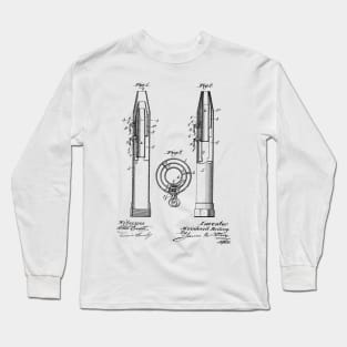 Fire Hose Vintage Patent Hand Drawing Long Sleeve T-Shirt